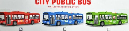 Plastic Toy Bus